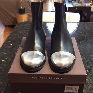 Leonardo Principi Flat Ankle Boot